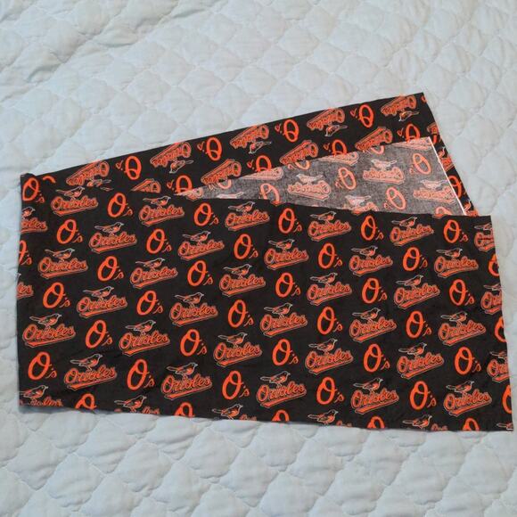 Set of 3 Baltimore Orioles Handmade Curtains Valance Decor Cotton - Picture 2 of 3